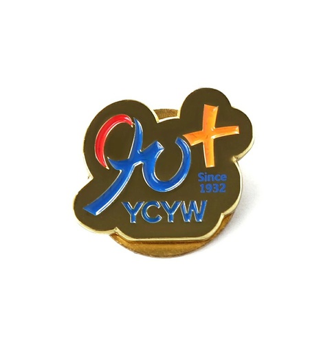 [YCYW705PIN0001] 90+纪念徽章