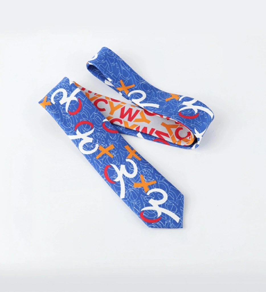 90+纪念真丝领带