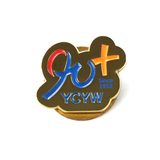 [YCYW705PIN0001] 90+Anniversary Badge