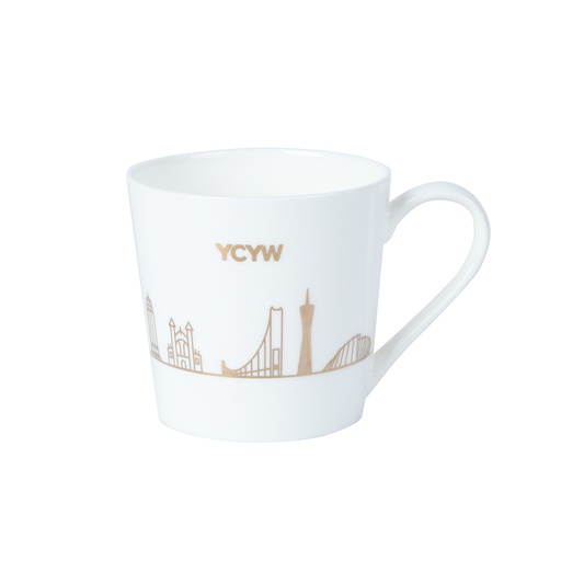 [YCYW340CUPJM] 骨瓷馬克杯（YCYW地標建築款）