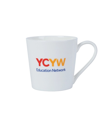 [YCYW339CUPJM] 骨瓷馬克杯（彩色文字）